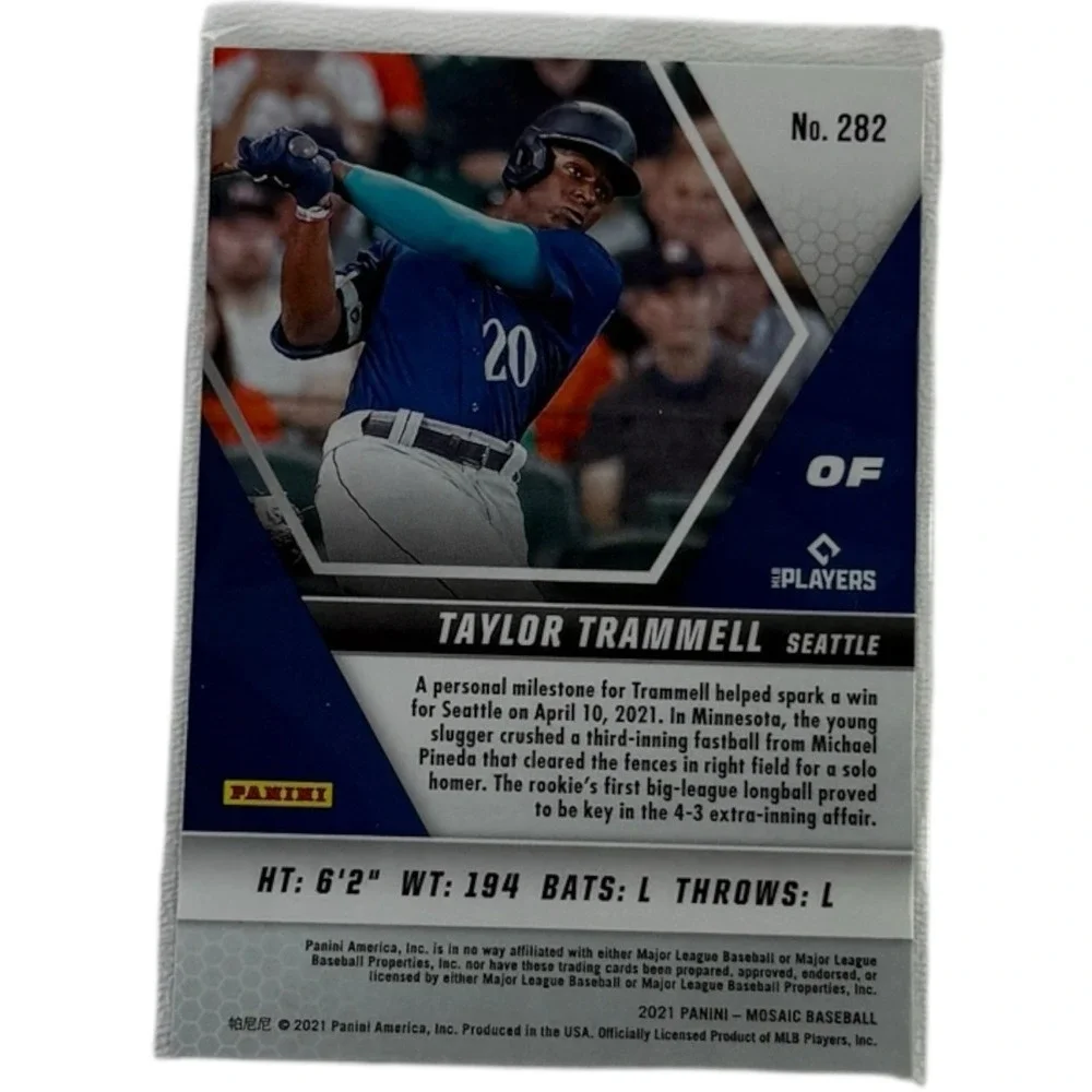 2021 Panini Mosaic #282 Taylor Trammell‎ RC MARINERS